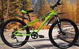 Гірський підлітковий 24 Dragster Crossbike Susp алюмінієвий велосипед, фото 2