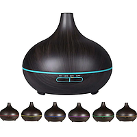 Зволожувач повітря Aroma Diffuser 115-021 (7 кольорів підсвічування) Чорний