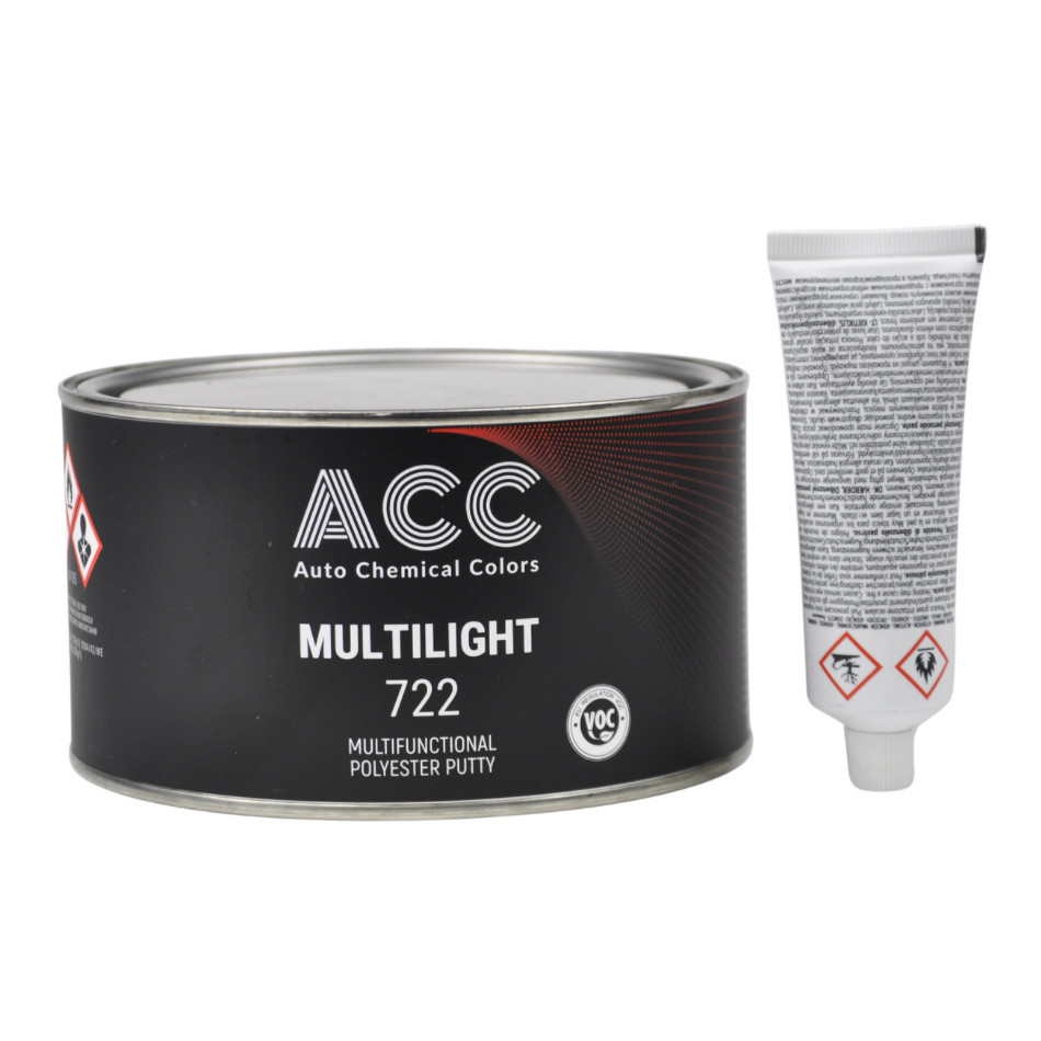 Мультифункціональна шпаклівка ACC 722 Multi Light 1 л, фото 1