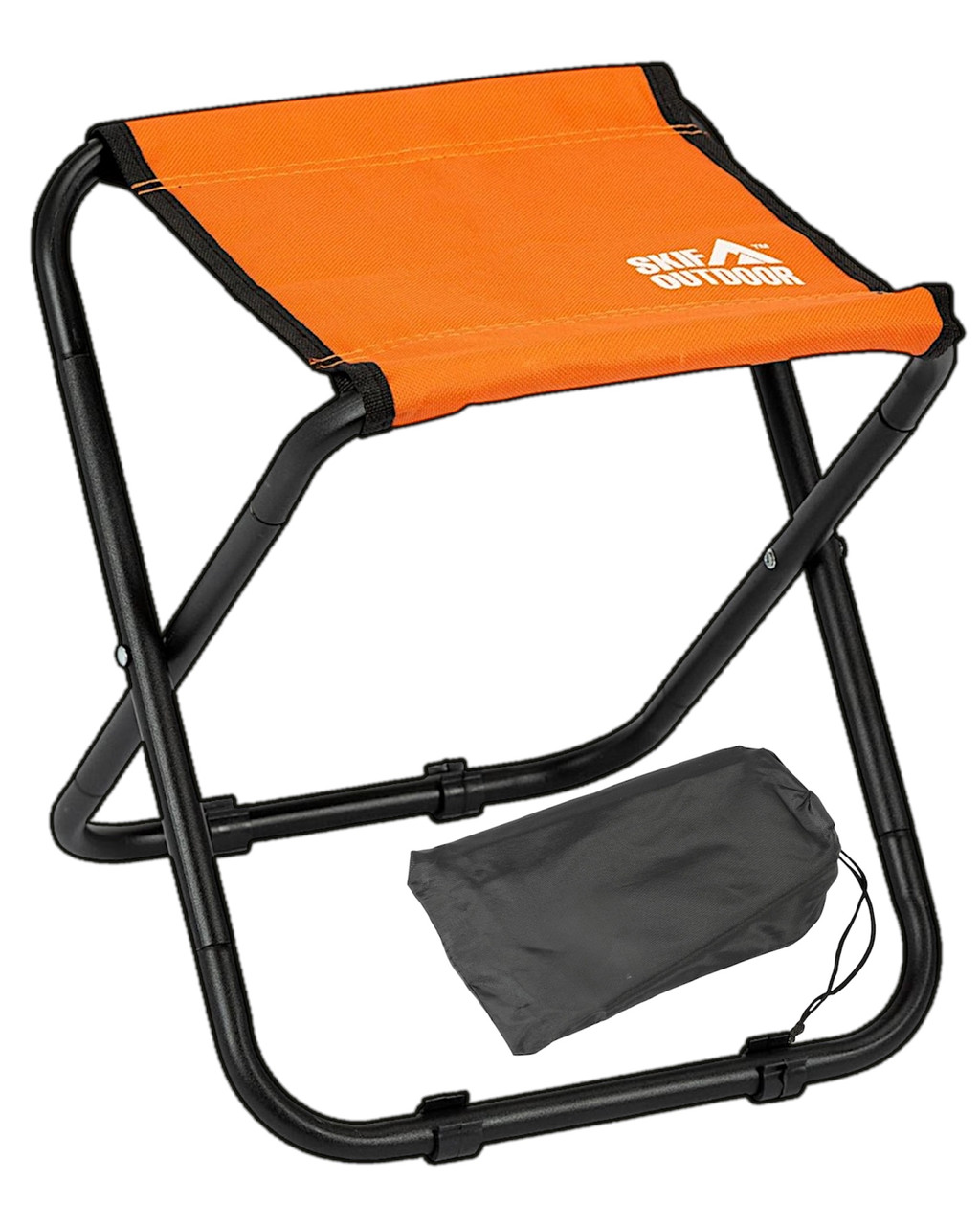 Стілець розкладний туристичний Skif Outdoor Steel Cramb. L. Помаранчевий