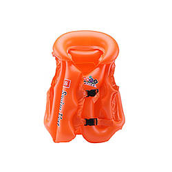 Дитячий надувний жилет BT-IG-0007, розмір S, 43 x 36,5 см Помаранчевий