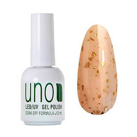 Кольорова молочна база Afine Base, із золотими пластівцями поталі, 12 мл. No03