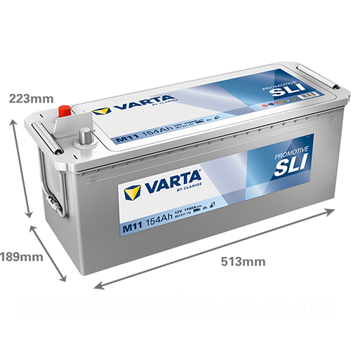 Акумулятор VARTA PROMOTIVE SLI 654 011 115 M11