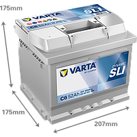 Акумулятор VARTA DYNAMIC SLI 552 401 052 C6