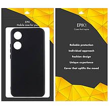 Чохол TPU Epik Black Full Camera для Oppo A58 4G Чорний, фото 4