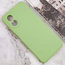 Силіконовий чохол Candy Full Camera для Oppo A38 / A18 Фісташковий, фото 2
