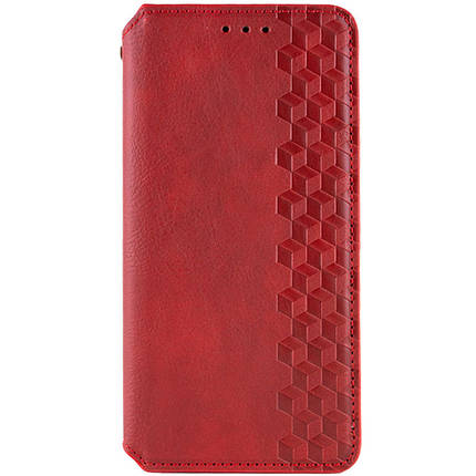Шкіряний чохол-книжка GETMAN Cubic (PU) для Google Pixel 6 Pro Червоний, фото 1