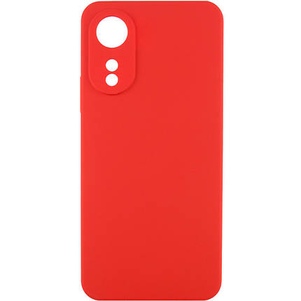 Чохол Silicone Cover Lakshmi Full Camera (AAA) для Oppo A78 4G Червоний / Red, фото 1