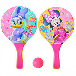 Дитячий настільний теніс "Мінні Маус" Bambi LR1010 м'ячик та 2 ракетки