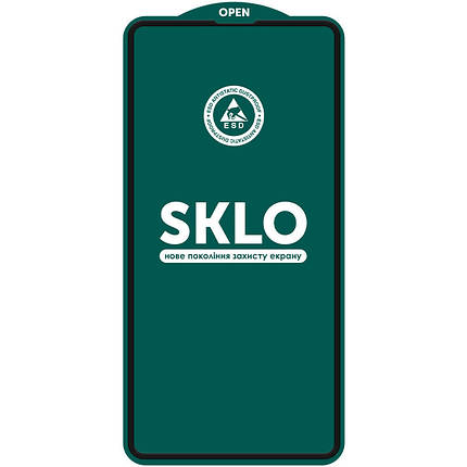 Захисне скло SKLO 5D (тех.пак) для Apple iPhone 16 Pro Max (6.9") Чорний, фото 1