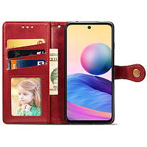 Шкіряний чохол-книжка GETMAN Gallant (PU) для Tecno Spark Go 2023 Червоний, фото 4