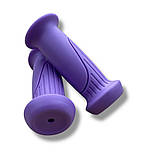 Гріпси дитячі мʼякі для велосипеда, самоката, біловела фіолетові, фото 3