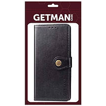 Шкіряний чохол-книжка GETMAN Gallant (PU) для TECNO Spark 9 Pro (KH7n) Чорний, фото 5
