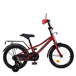 Велосипед дитячий MB 16011, 16 дюймів, червоний