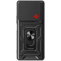 Ударостійкий чохол Camshield Serge Ring для Xiaomi Redmi 13 4G / Poco M6 4G Чорний, фото 5