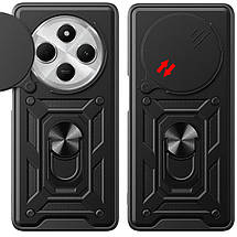 Ударостійкий чохол Camshield Serge Ring для Xiaomi Redmi 14C / A4 / Poco C75 Чорний, фото 4