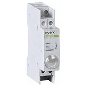 Модульний індикатор 1 біла LED 230V AC/DC Ex9PD1w Noark 102453