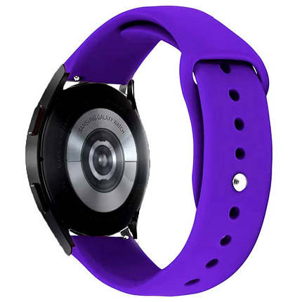 Силіконовий ремінець Sport для Smart Watch 20mm Фіолетовий / Purple, фото 1