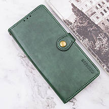 Шкіряний чохол-книжка GETMAN Gallant (PU) для Xiaomi Redmi Note 13 Pro 4G / Poco M6 Pro 4G Зелений, фото 5