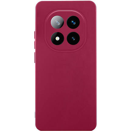 Чохол Silicone Cover Lakshmi Full Camera (AA) для Xiaomi Poco X7 Бордовий / Marsala, фото 1