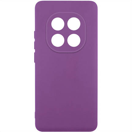 Чохол TPU GETMAN Liquid Silk Full Camera для Xiaomi Redmi Note 14 Pro 4G Фіолетовий / Grape, фото 1