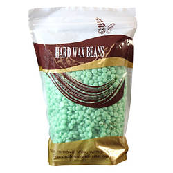 Плівковий віск у гранулах Hard Wax Beans, Green Tea, 500 г