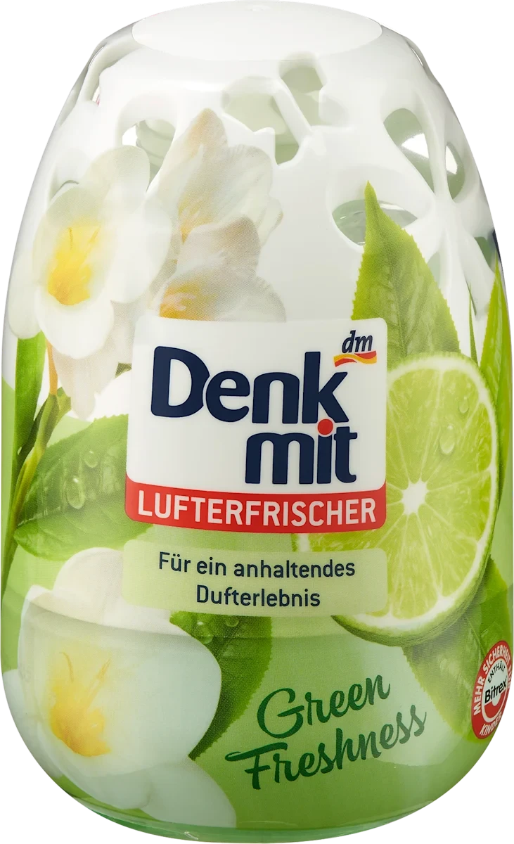 Освежитель воздуха Denkmit Lufterfrischer Green Freshness, 150 гр.