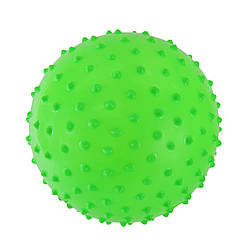 М'ячик дитячий з шипами MB0112 гумовий 18 см, 58 грам Зелений