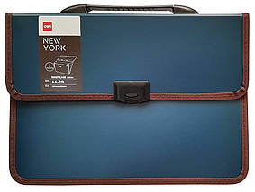 Портфель Deli 39634Е мікс, 1 відділення, А4 на замку "Magic Cube Line", Папка портфель, фото 3