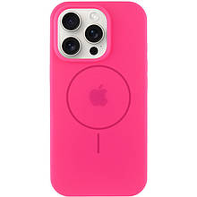 Чохол Silicone Case Full Protective (AA) with MagSafe для Apple iPhone 12 Pro / 12 (6.1") Рожевий / Barbie pink