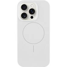 Чохол Silicone Case Full Protective (AA) NO LOGO with MagSafe для Apple iPhone 12 Pro / 12 (6.1") Білий / White