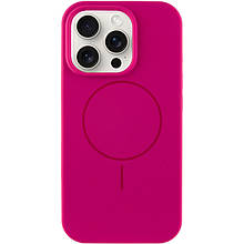 Чохол Silicone Case Full Protective (AA) NO LOGO with MagSafe для Apple iPhone 13 Pro Max (6.7") Малиновий / Dragon Fruit