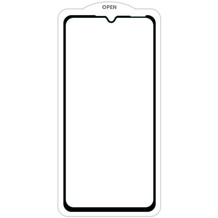 Захисне скло SKLO 5D (тех.пак) для Samsung A30s/A50/A50s/M30 /M30s/M31/M21/M21s Чорний / Біла підкладка, фото 1