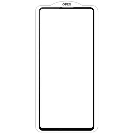Захисне скло SKLO 5D (тех.пак) для Samsung Galaxy S21+ Чорний / Біла підкладка, фото 1