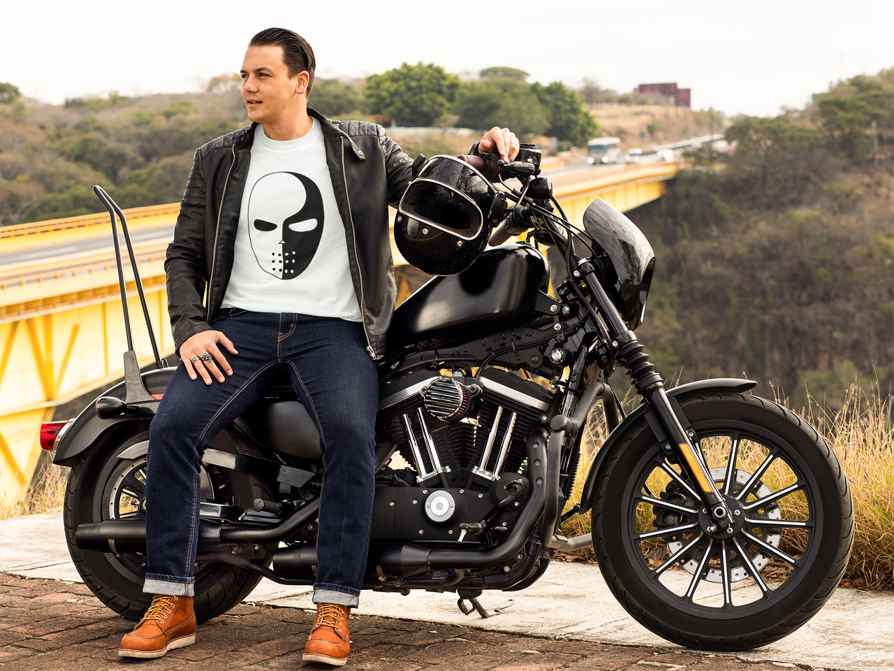 Футболка біла з принтом "Джейсон Вурхіз (Jason Voorhees)" Push IT, фото 1