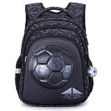 Рюкзак шкільний для хлопчика 1 2 3 клас, ортопедичний портфель з футбольним м'ячем + брелок, фото 2