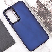 Чохол TPU+PC Lyon Frosted для Xiaomi Redmi Note 13 4G Navy Blue, фото 4