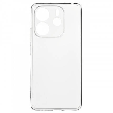 TPU чохол Epic Transparent 1,5mm Full Camera для Xiaomi Redmi Note 14 4G (Int. version) Безбарвний (прозорий), фото 1