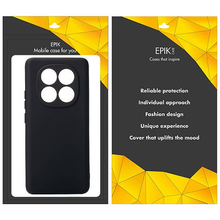 Чохол TPU Epik Black Full Camera для Xiaomi Poco X7 Чорний, фото 2