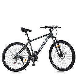 Велосипед MTB2903-5, 29 дюймів, алюм.рама 19 Shimano 21SP сіро-чорний