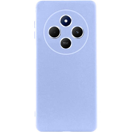 Чохол TPU GETMAN Liquid Silk Full Camera для Xiaomi Redmi 14C / Poco C75 Бузковий / Light purple, фото 1