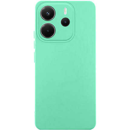 Чохол Silicone Cover Lakshmi Full Camera (AA) для Xiaomi Redmi Note 14 4G (Int. version) Ментоловый / Mint, фото 1