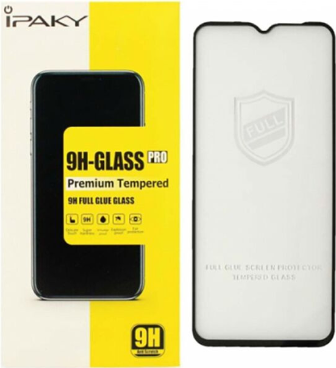 Захисне скло Samsung A047 black frame iPaky