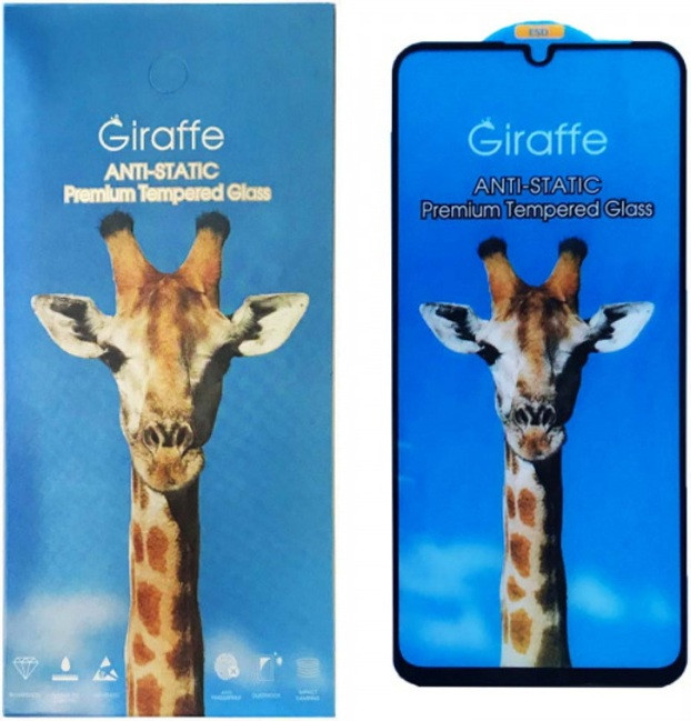 Захисне скло Samsung A065 black frame Giraffe Antistatic
