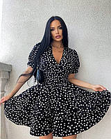 Сукня в горошок з пишною спідницею, фото 6