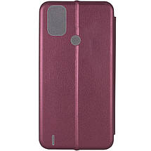 Шкіряний чохол-книжка Classy для Nokia C31 Бордовий, фото 4