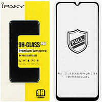 Захисне скло Samsung A105/A107/M10/Blackview A80S black frame iPaky