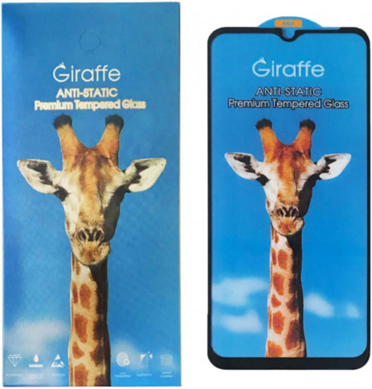 Захисне скло Samsung A155/M156/A256/M346 black frame Giraffe Antistatic