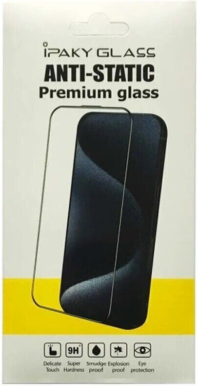 Захисне скло Xiaomi Redmi Note 13/Note 13 5G/Note 13 Pro/Note 13 Pro 5G/Note 14S/Poco M6 Pro black frame iPaky Antistatic