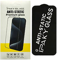 Захисне скло Samsung S24 FE S721 black frame iPaky Antistatic